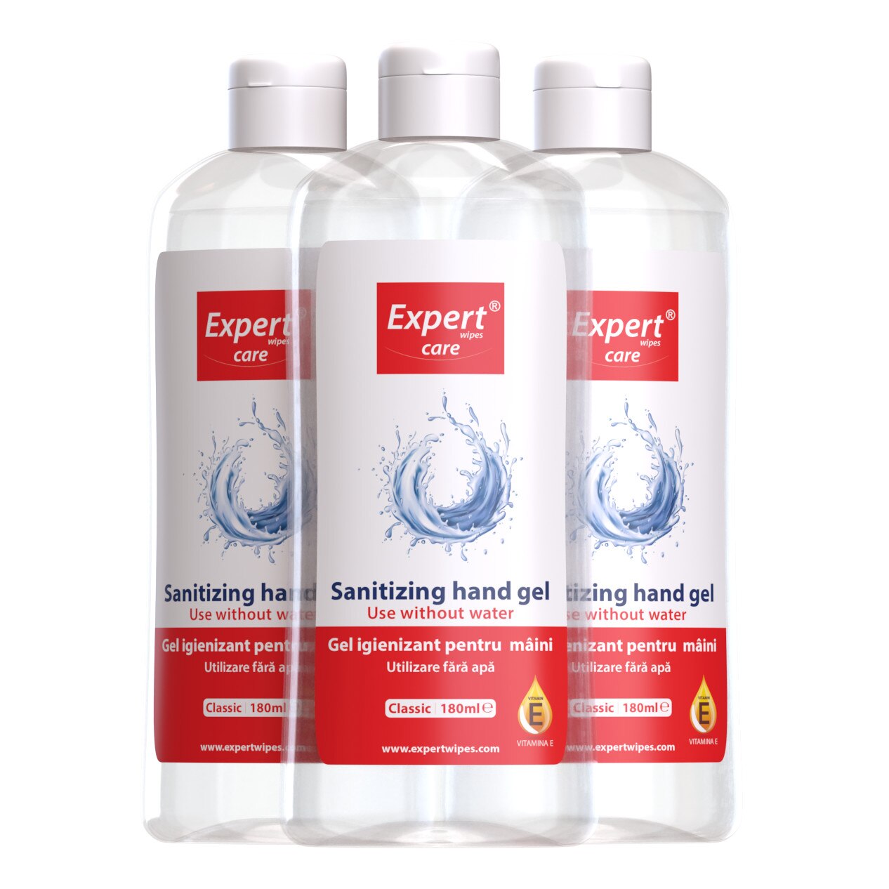 Gel igienizant pentru maini Expert Wipes 180 ml - imagine 4